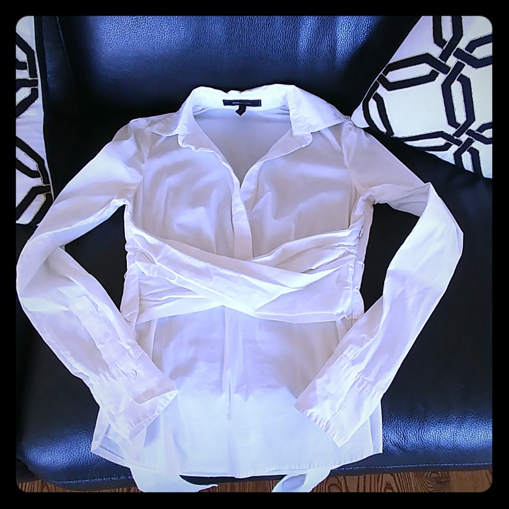 BCBG MaxAzria long sleeve blouse.